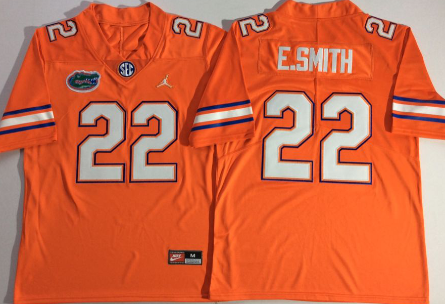 Men's Florida Gators Emmitt Smith #22 Orange Jersey